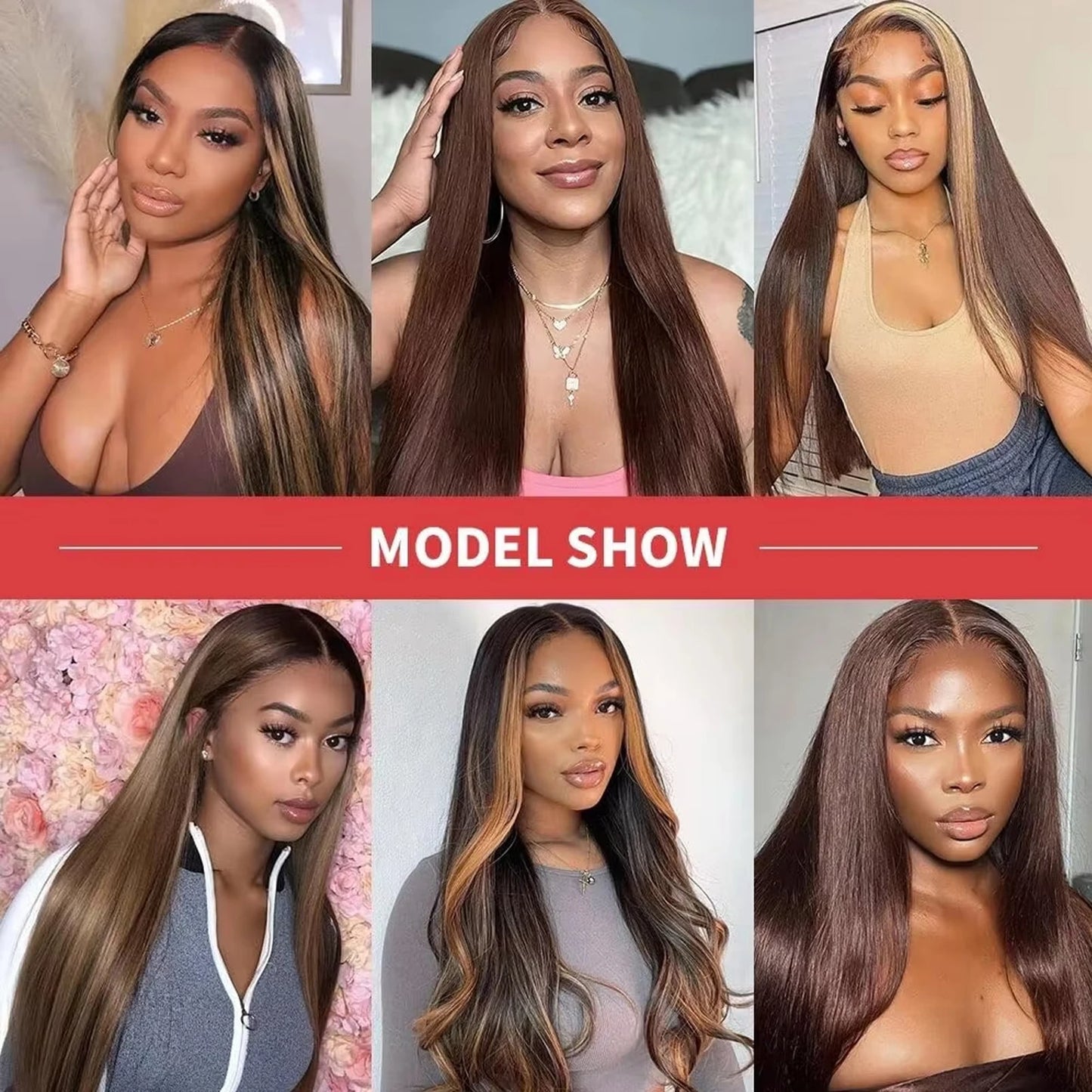 Clip in Human Hair Extensions Remy Human Hair Straight Highlight Clip in Hair Extensions 100% Real Soft Human Hair 14inch/140g