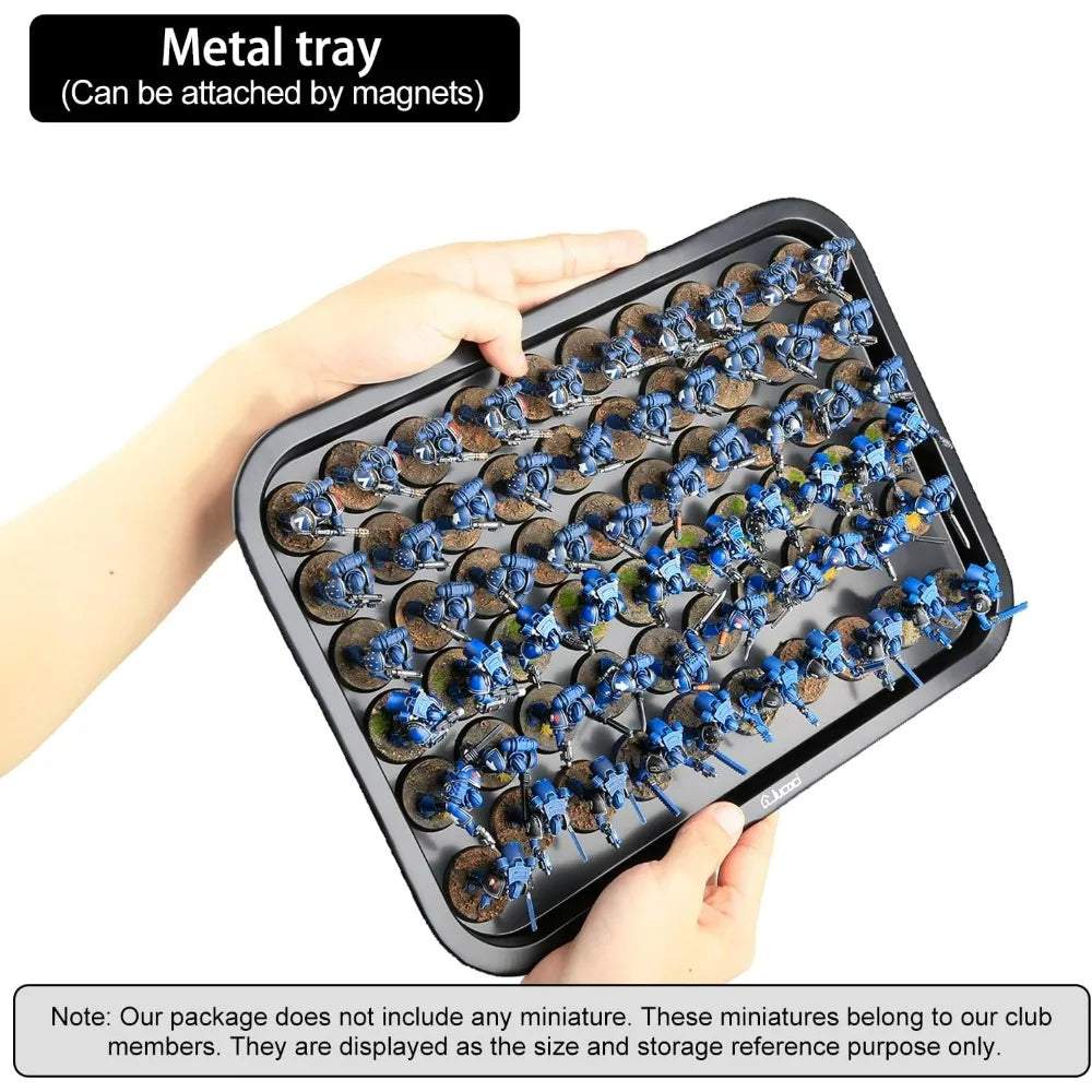 Large Miniatures Storage and Transport Case with Light