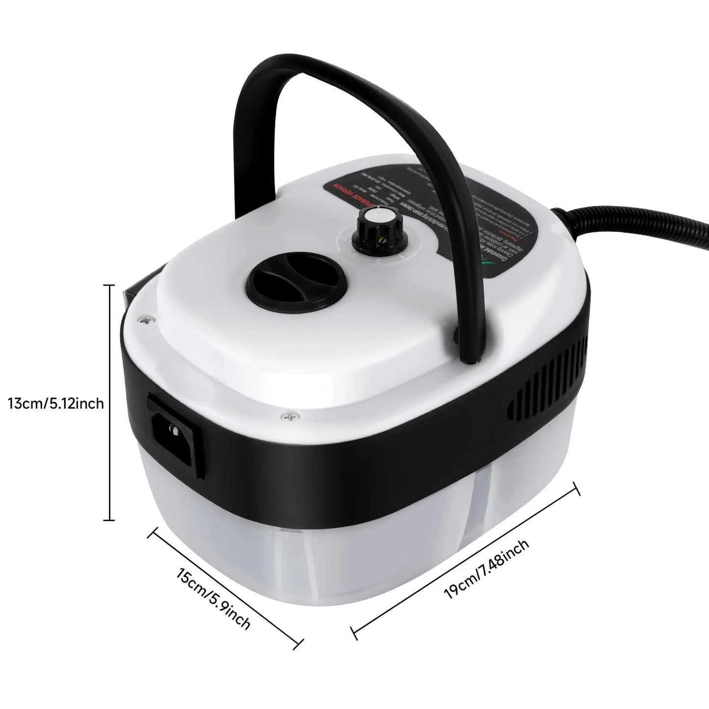 2500W Household Handheld High Temp Steam Cleaner Car Detailing Cleaning Machine for Household Items, Bottles, and More