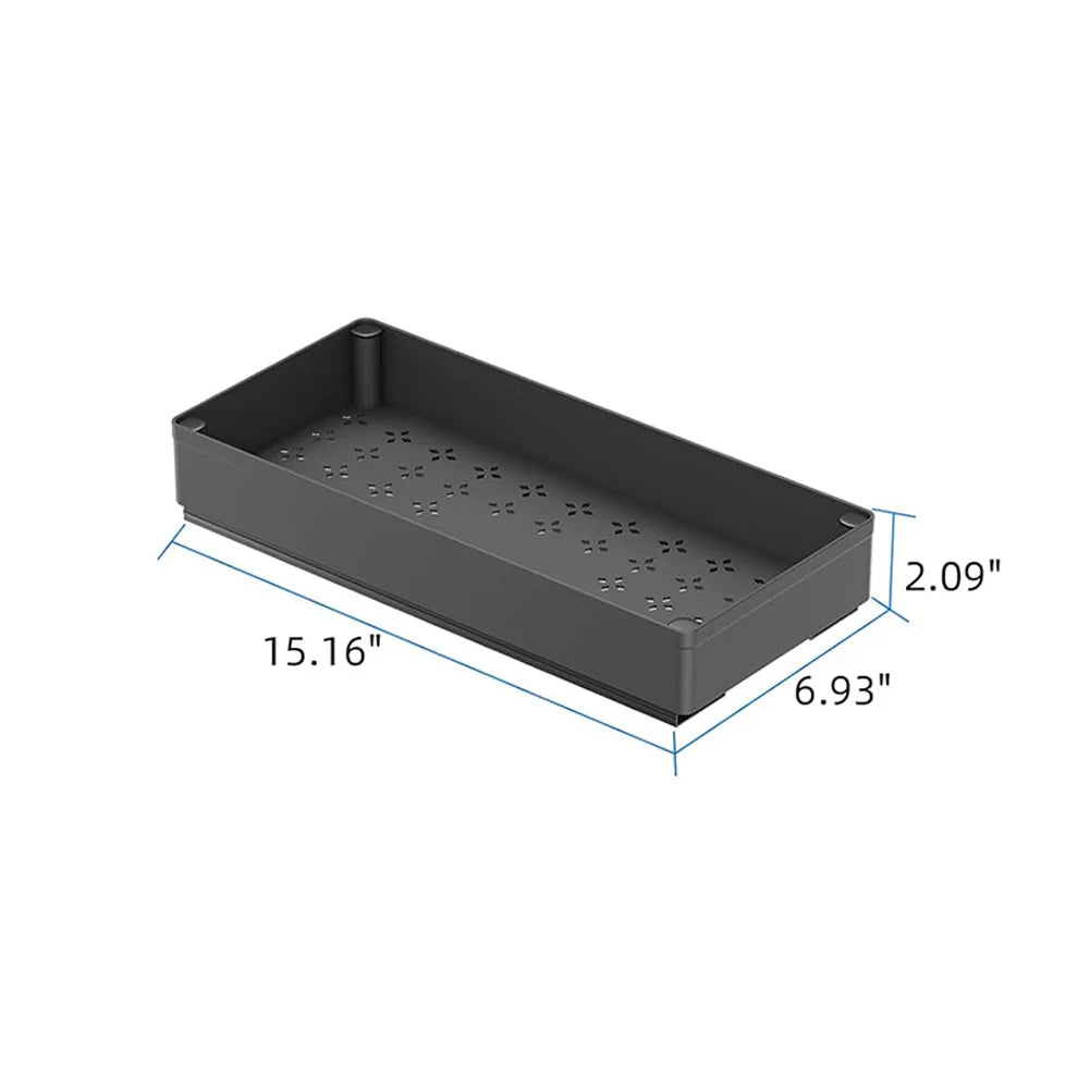 1 3 PCS Pull Out Cabinet Organizer Slide Out Drawers Under Sink Organizer Roll Out Shelves For Home Kitchen Cabinets Pantry