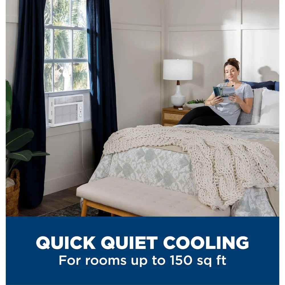 Window Air Conditioner 5000 BTU for Rooms Adjustable Fan