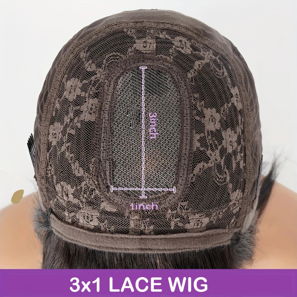Silkwave Human Hair Wig With Bangs Body Wave 3X1 Lace Middle Part Wig Loose Wave Full Machine Made Fringe Wigs For Black Women