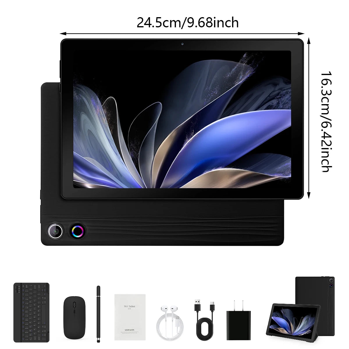 AEEZO-US Android 14 Tablet 12GB RAM 64GB ROM WiFi6 HD