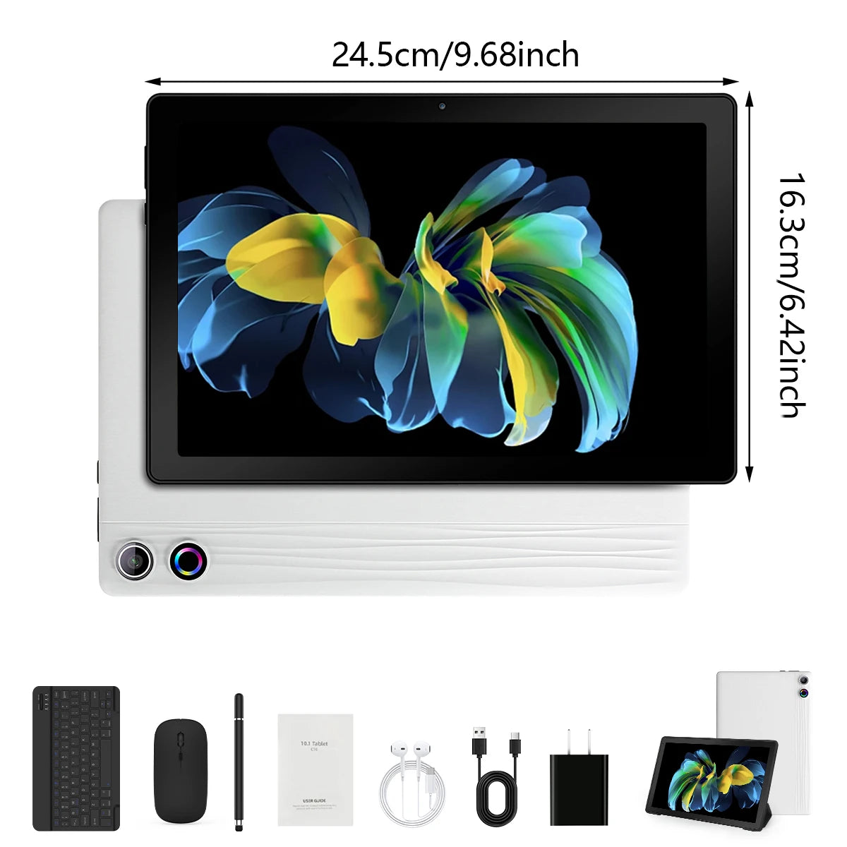 AEEZO-US Android 14 Tablet 12GB RAM 64GB ROM WiFi6 HD