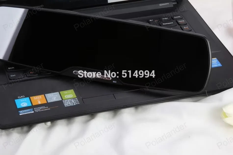 PolarLander Car Rearview Mirror DVR With Camera HD