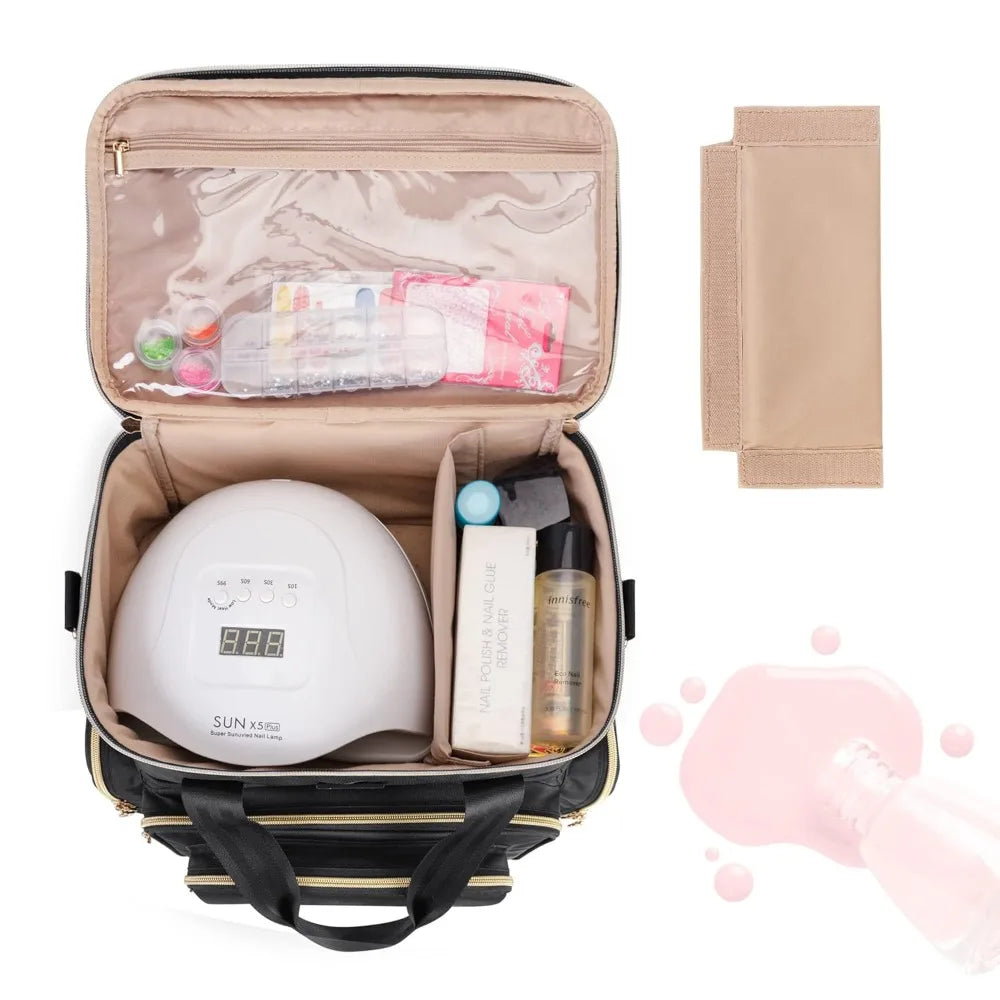 Hign Concerned Nail Polish Organizer Holds 70 Bottles