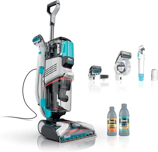 Shark EX201 CarpetXpert Upright Carpet, Area Rug & Upholstery Cleaner with StainStriker, Built-in Spot & Stain Cleaner, Perfect
