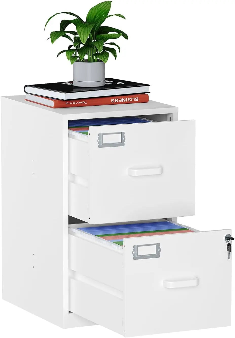 General Use 2 Drawer Locking Filing Cabinet For Home Office