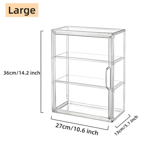 Acrylic Clear Storage Box Transparent Blind Box Organizer Doll Display Case For Labubu Figure Figurine Collectibles