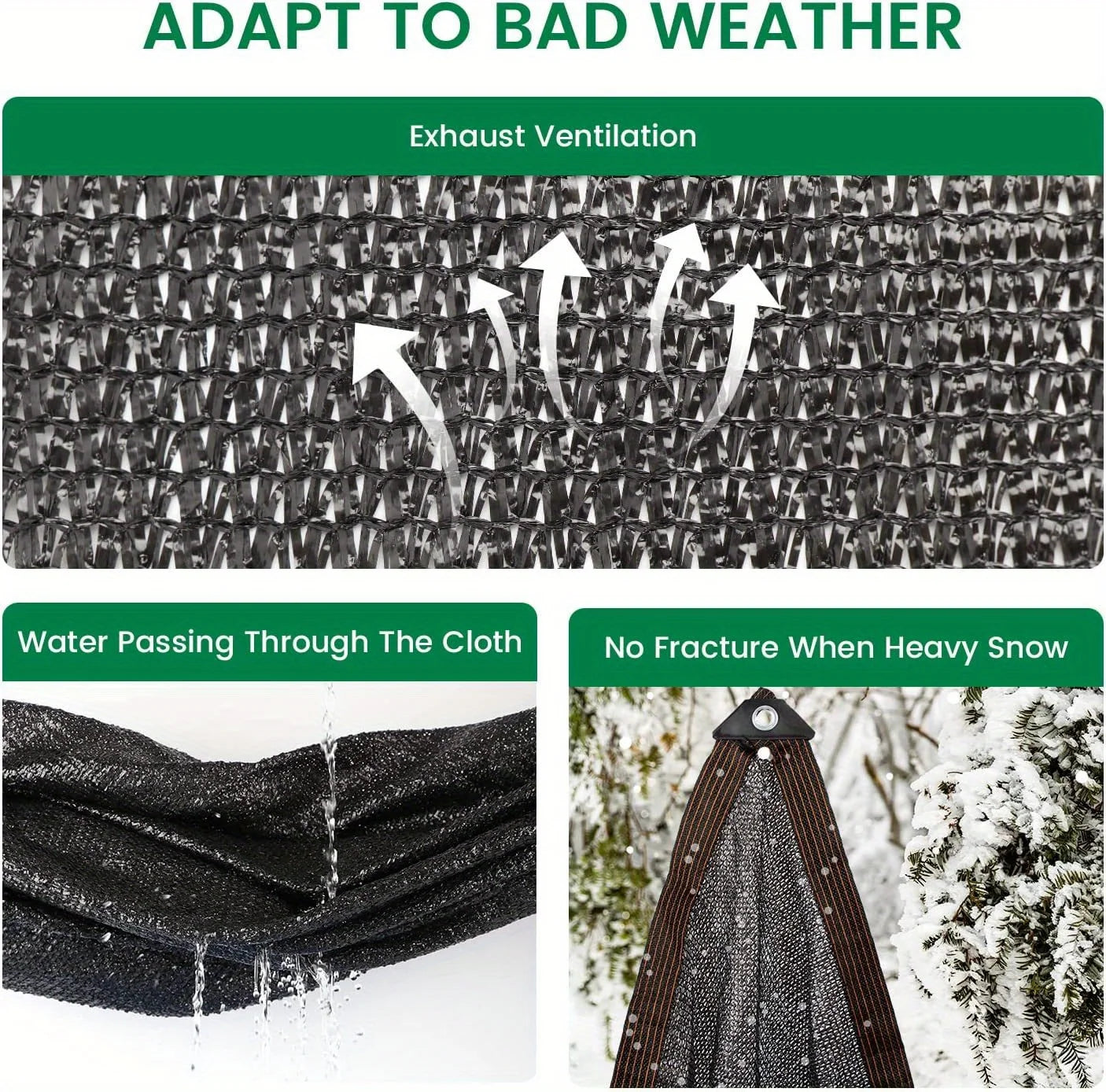 Urban Luxury Sunshade Net - Black - Made of High - Grade Black Sunscreen Fabric, with Metal Decorative Details, Creating an Exqu