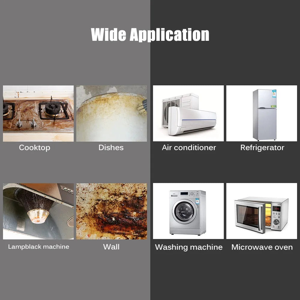 2500W Portable Handheld Steam Cleaner High Temperature Pressurized Steam Cleaning Machine with Brush Heads for Kitchen Cleaning