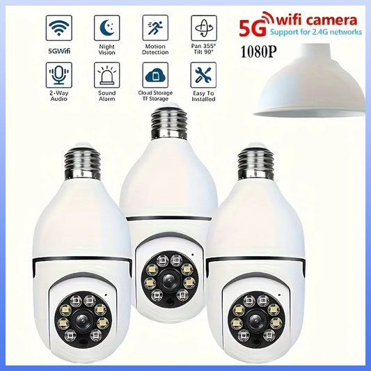 BoyKeep 1080P Wireless E27 Security Camera 360 Outdoor