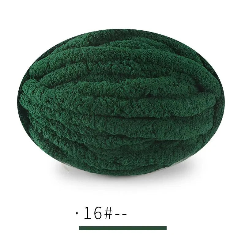 250g Extra Thick Ice Yarn Blanket Hand-Knitted DIY Thread Large Thickness Chenille Cushion Pet Nest Thread Icelandic Scarf Hat Stick Needle Close-Fitting Soft Extra Thick Wool Ball 1 Piece = 1 Piece = 250 Grams