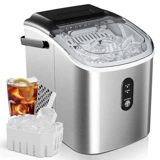 XMSJ Countertop Ice Maker 26 Lbs Per Day Auto Clean