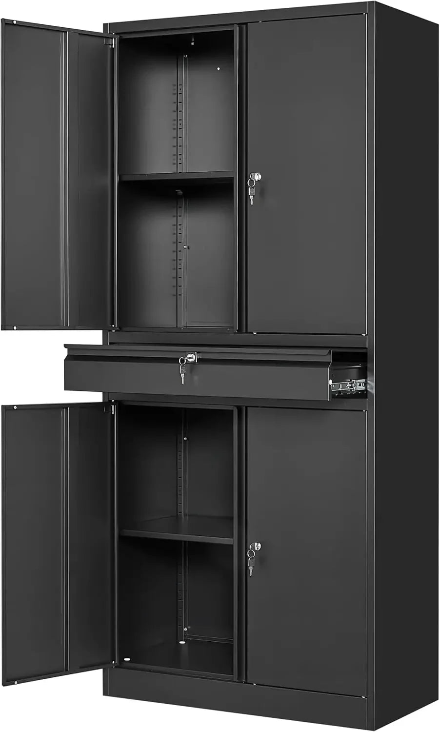 Guangbai Metal Garage Storage Cabinet With Locking Doors