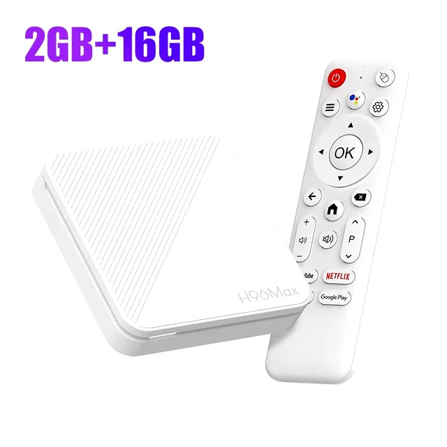 H96 H313 Smart TV Box Android 4K WiFi6 Google Voice