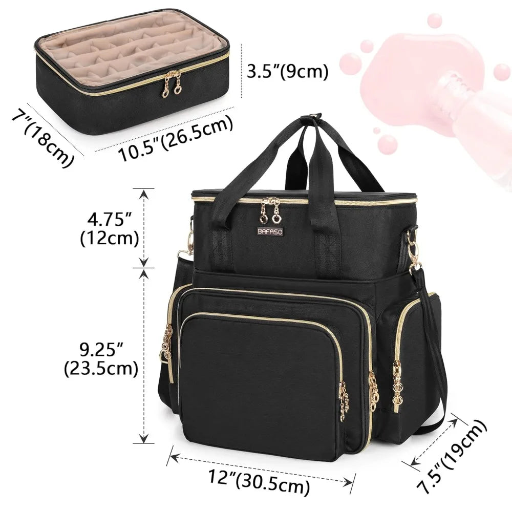 Hign Concerned Nail Polish Organizer Holds 70 Bottles