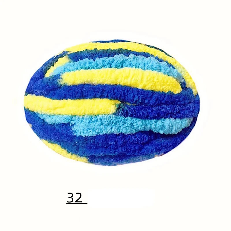 250g Extra Thick Ice Yarn Blanket Hand-Knitted DIY Thread Large Thickness Chenille Cushion Pet Nest Thread Icelandic Scarf Hat Stick Needle Close-Fitting Soft Extra Thick Wool Ball 1 Piece = 1 Piece = 250 Grams
