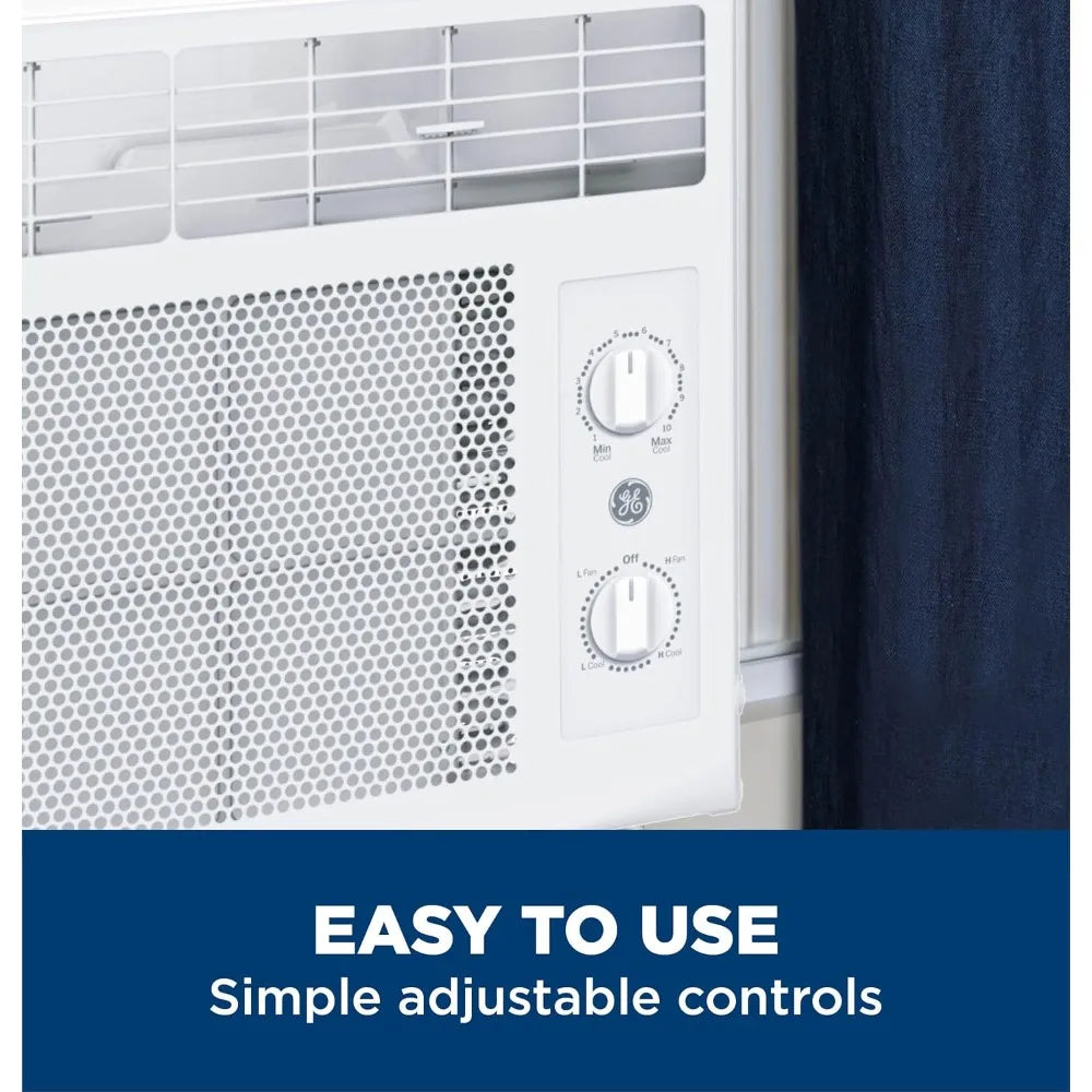 Window Air Conditioner 5000 BTU for Rooms Adjustable Fan