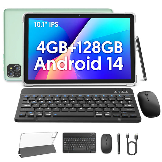 BAKEN Android Tablet Octa Core 8000mAh 128GB Storage