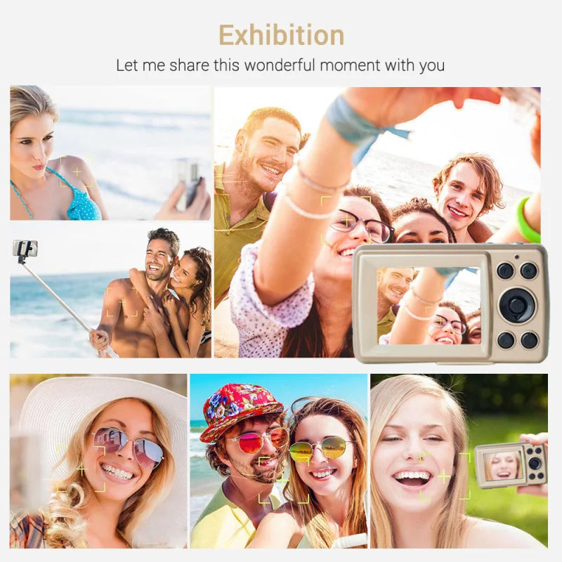 Andoer HD 1080P Kids Camcorder 16MP 16X Zoom Ideal Gift