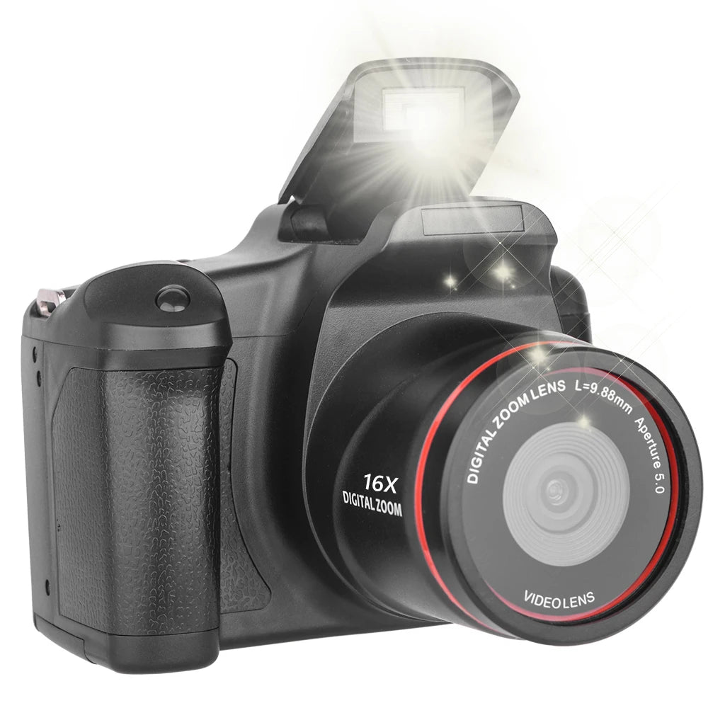 1080P 16MP Digital Camera with 2.4 Inch LCD Screen Vlogging Camera Video Recorder for Photography and Video