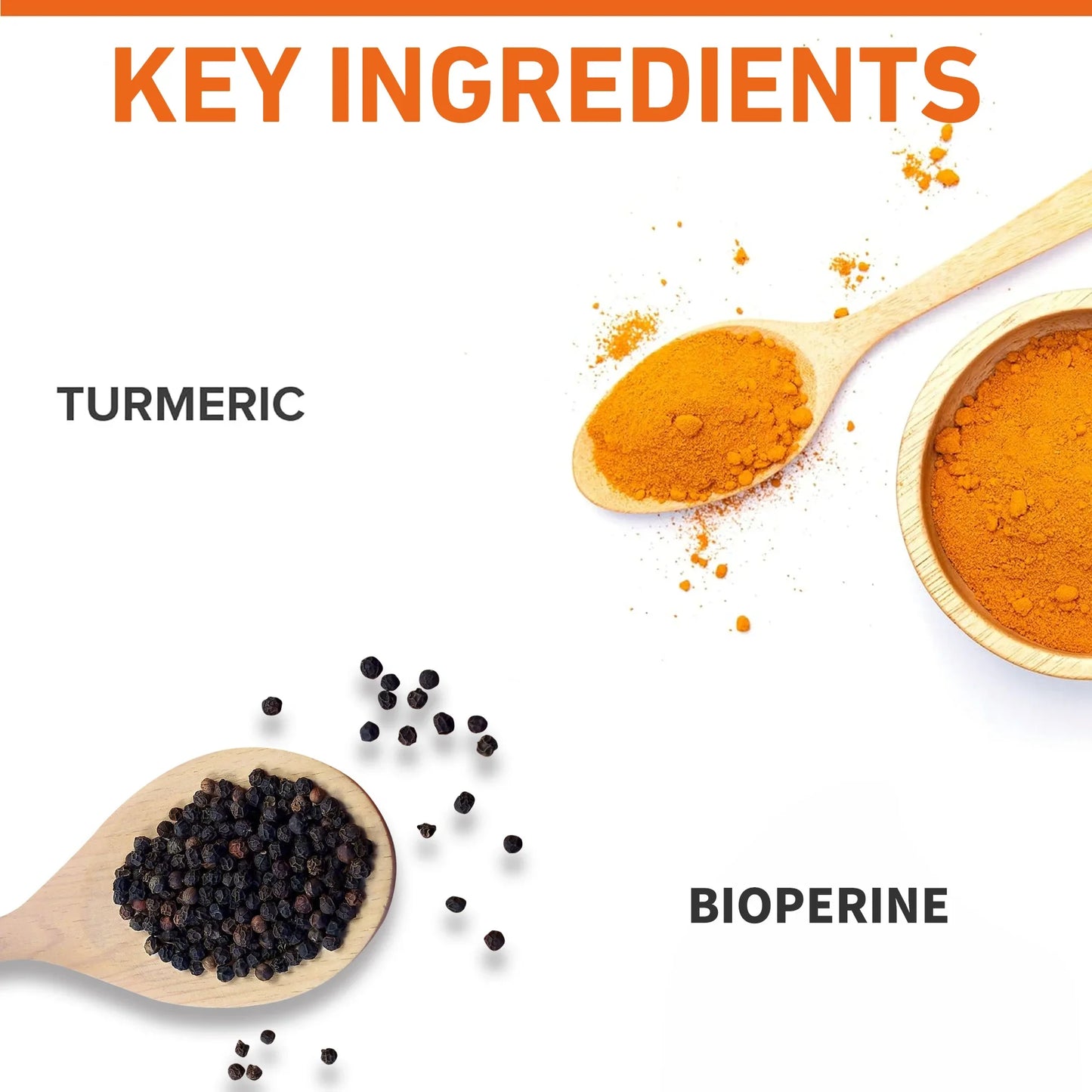 Turmeric Curcumin - Helps Relieve Muscle and Joint Pain, Antioxidant, Supports Immune, Heart, Digestive Health - 120 Capsules