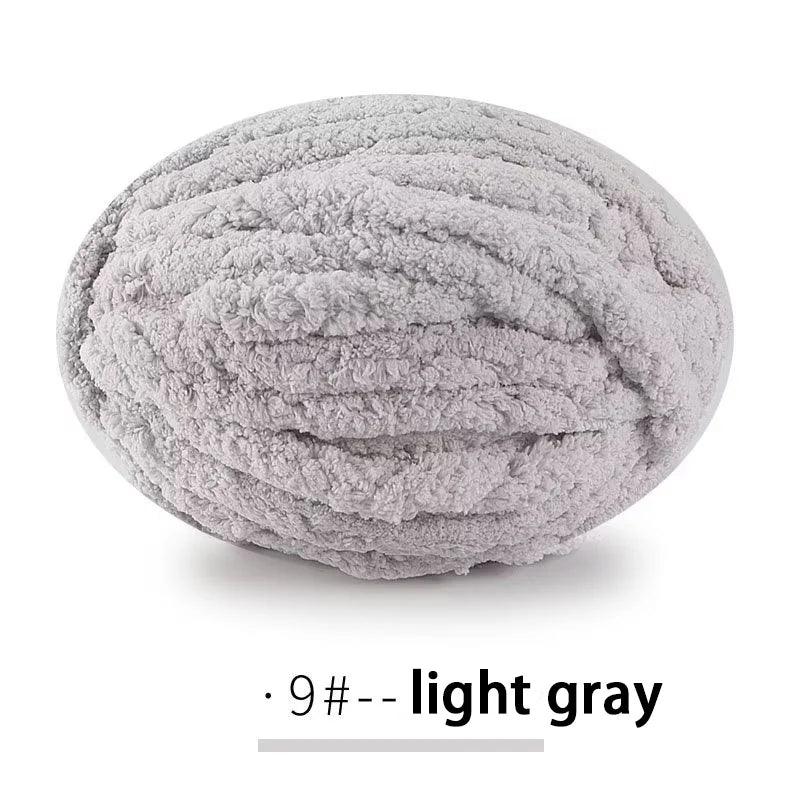 250g Extra Thick Ice Yarn Blanket Hand-Knitted DIY Thread Large Thickness Chenille Cushion Pet Nest Thread Icelandic Scarf Hat Stick Needle Close-Fitting Soft Extra Thick Wool Ball 1 Piece = 1 Piece = 250 Grams
