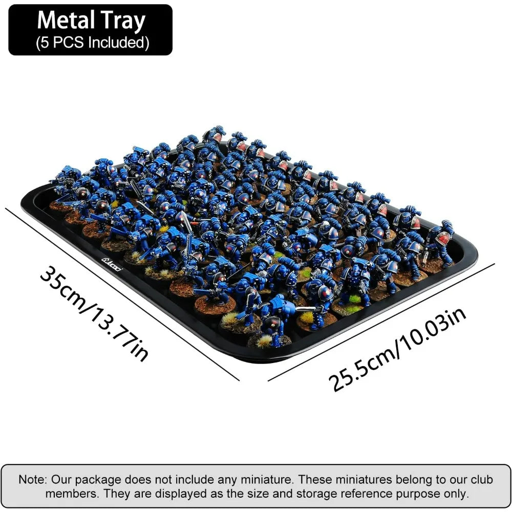 Large Miniatures Storage and Transport Case with Light