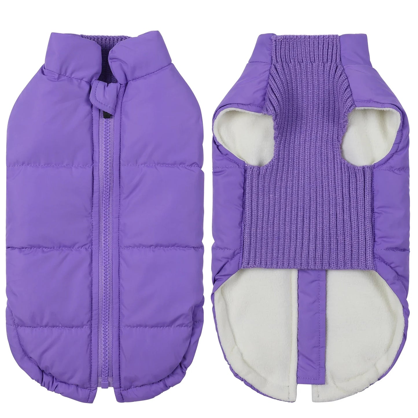 Dog Cold-weather Coat Winter Pet Dog Coat Pet Dog Jacket With Zipper For Small Large Dogs Cats Windproof