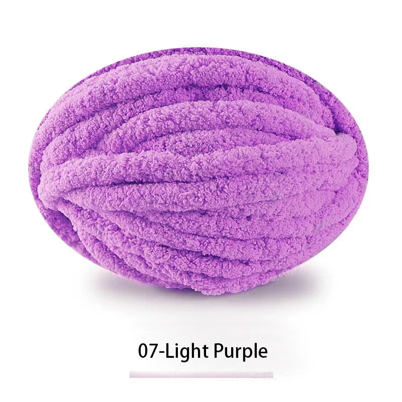 250g Extra Thick Ice Yarn Blanket Hand-Knitted DIY Thread Large Thickness Chenille Cushion Pet Nest Thread Icelandic Scarf Hat Stick Needle Close-Fitting Soft Extra Thick Wool Ball 1 Piece = 1 Piece = 250 Grams