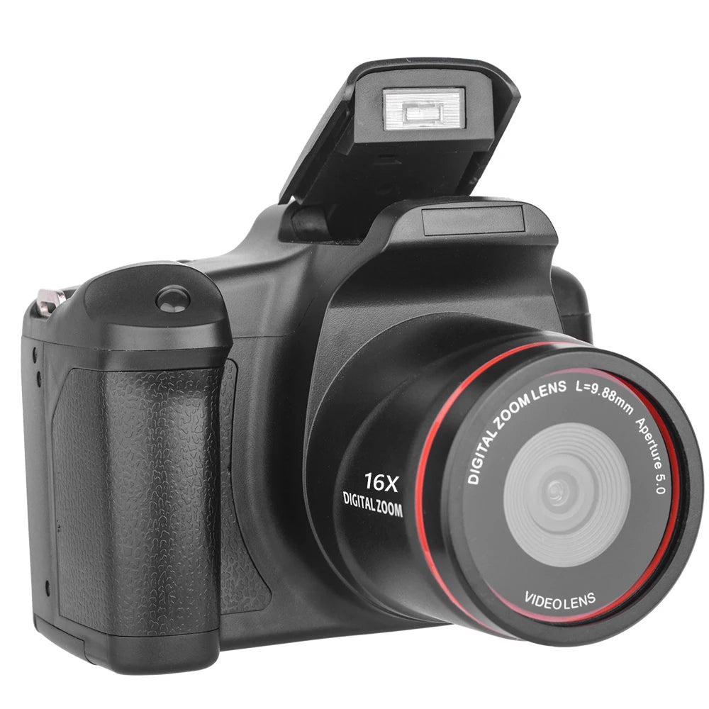 1080P 16MP Digital Camera with 2.4 Inch LCD Screen Vlogging Camera Video Recorder for Photography and Video