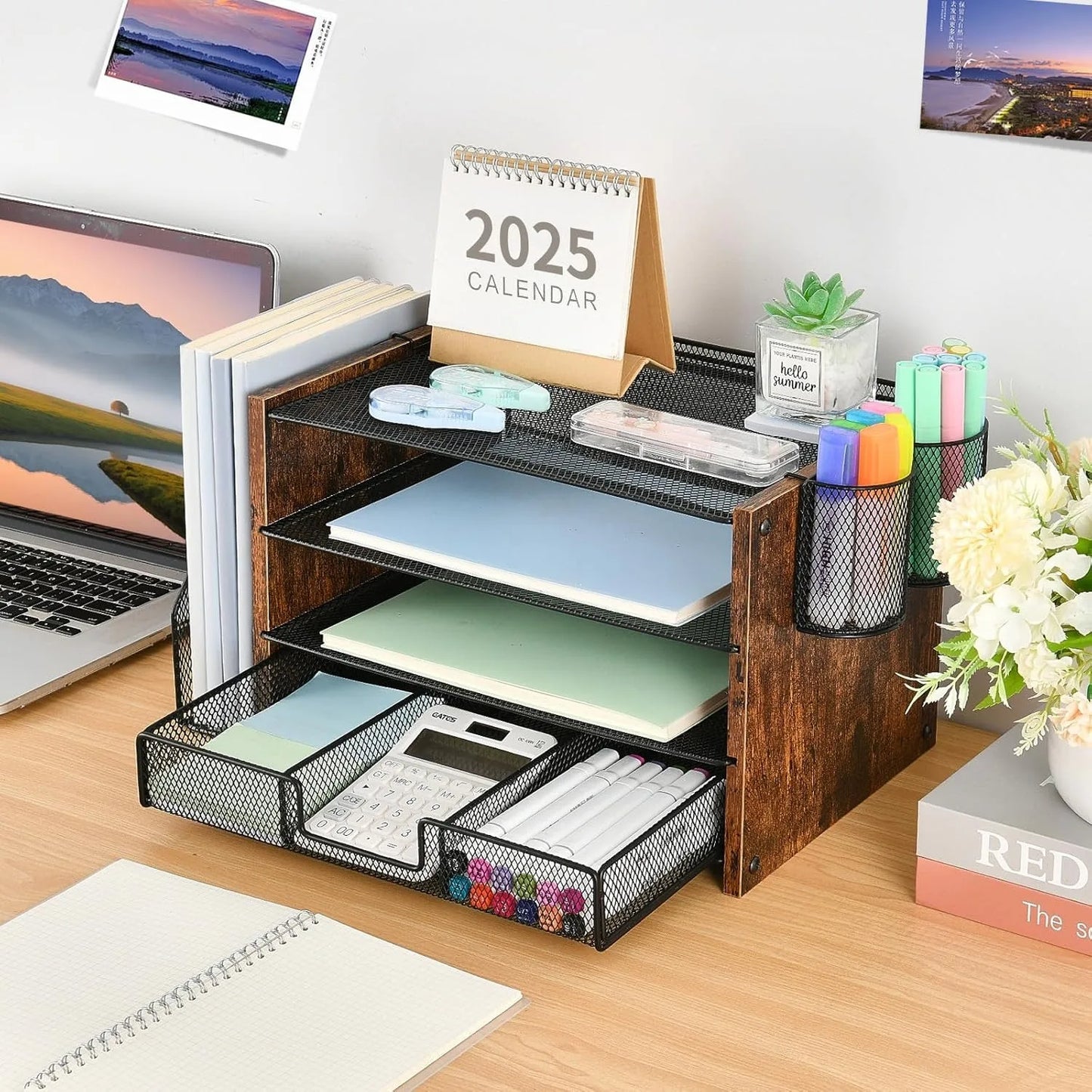Desk Organizers and Accessories, Desk Accessories & Workspace Organizers for Office Supplies, File Organizer Desk