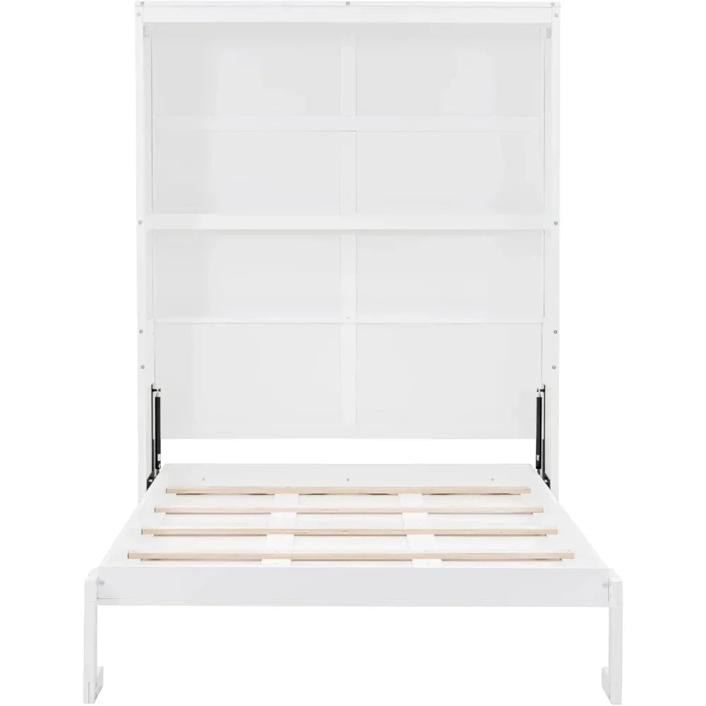 General Use Murphy Cabinet Bed With Shelves For Home Office