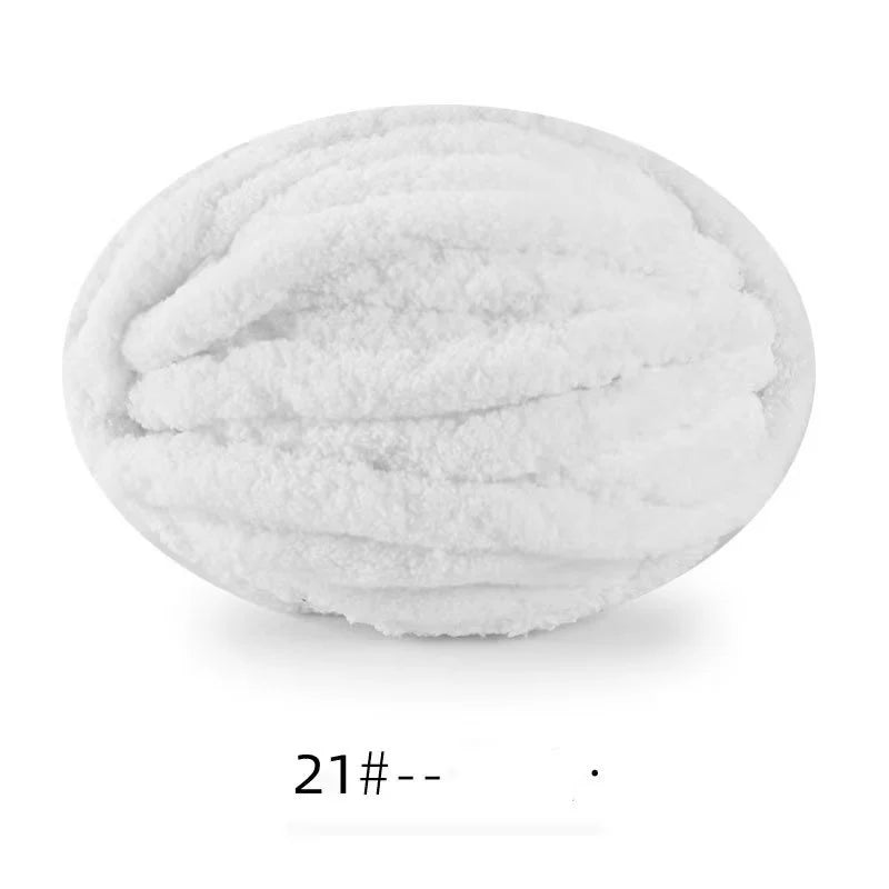 250g Extra Thick Ice Yarn Blanket Hand-Knitted DIY Thread Large Thickness Chenille Cushion Pet Nest Thread Icelandic Scarf Hat Stick Needle Close-Fitting Soft Extra Thick Wool Ball 1 Piece = 1 Piece = 250 Grams