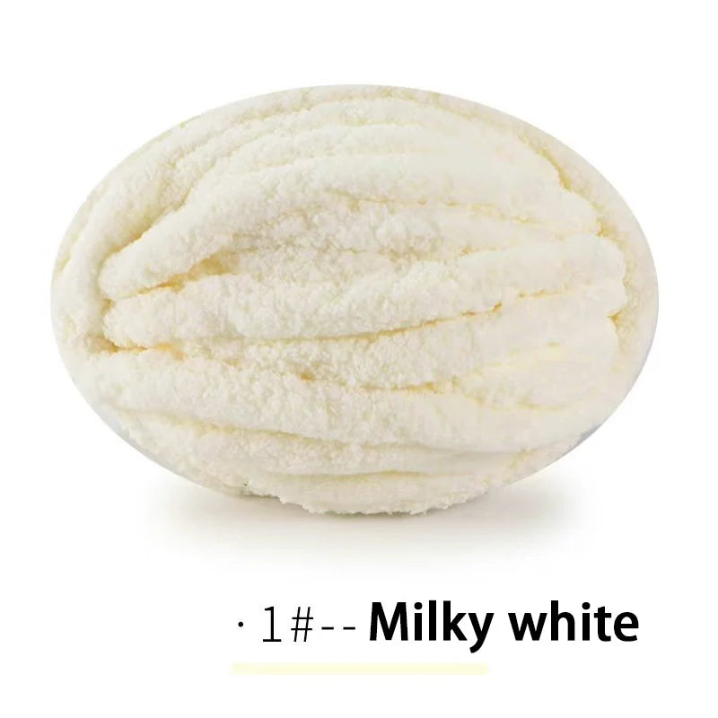 250g Extra Thick Ice Yarn Blanket Hand-Knitted DIY Thread Large Thickness Chenille Cushion Pet Nest Thread Icelandic Scarf Hat Stick Needle Close-Fitting Soft Extra Thick Wool Ball 1 Piece = 1 Piece = 250 Grams