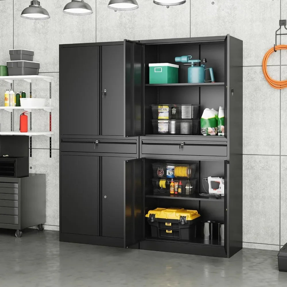 Guangbai Metal Garage Storage Cabinet With Locking Doors