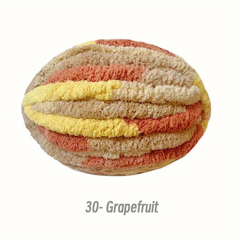 250g Extra Thick Ice Yarn Blanket Hand-Knitted DIY Thread Large Thickness Chenille Cushion Pet Nest Thread Icelandic Scarf Hat Stick Needle Close-Fitting Soft Extra Thick Wool Ball 1 Piece = 1 Piece = 250 Grams