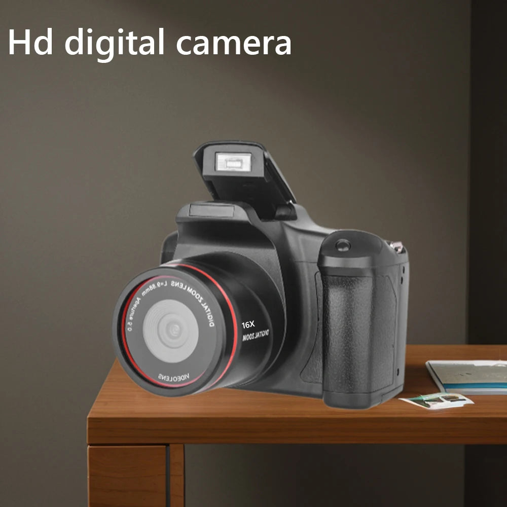 1080P 16MP Digital Camera with 2.4 Inch LCD Screen Vlogging Camera Video Recorder for Photography and Video