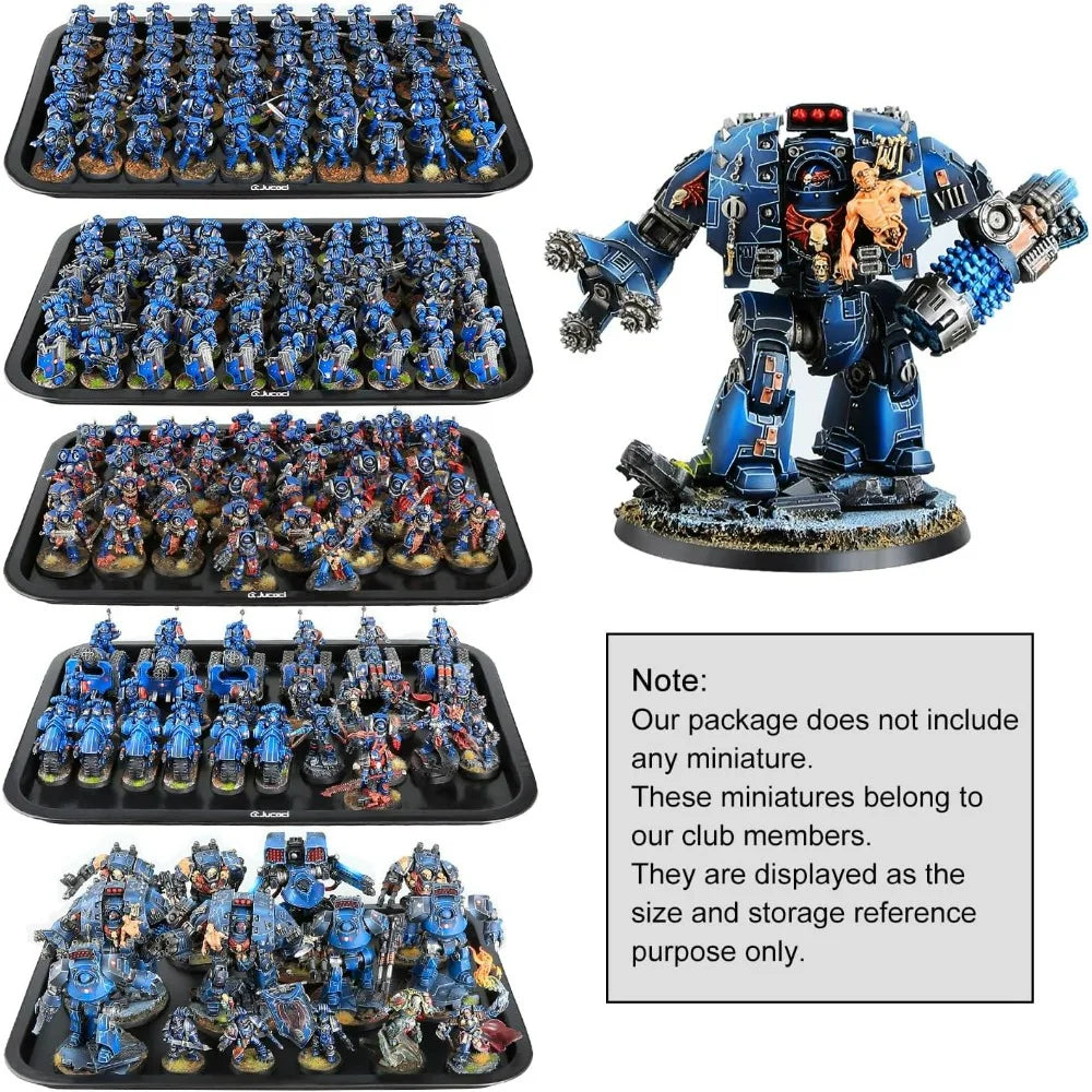 Large Miniatures Storage and Transport Case with Light
