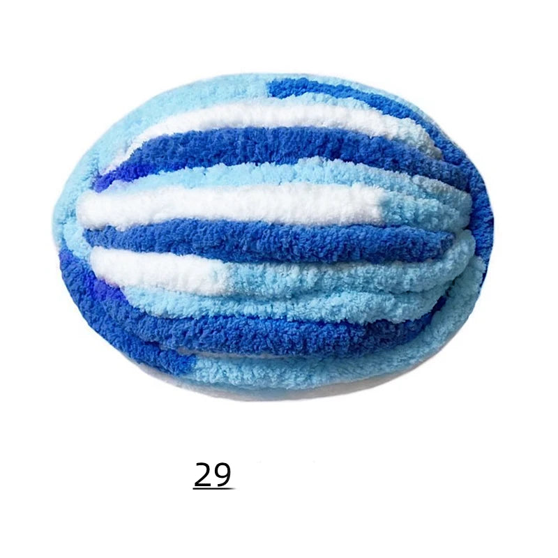 250g Extra Thick Ice Yarn Blanket Hand-Knitted DIY Thread Large Thickness Chenille Cushion Pet Nest Thread Icelandic Scarf Hat Stick Needle Close-Fitting Soft Extra Thick Wool Ball 1 Piece = 1 Piece = 250 Grams