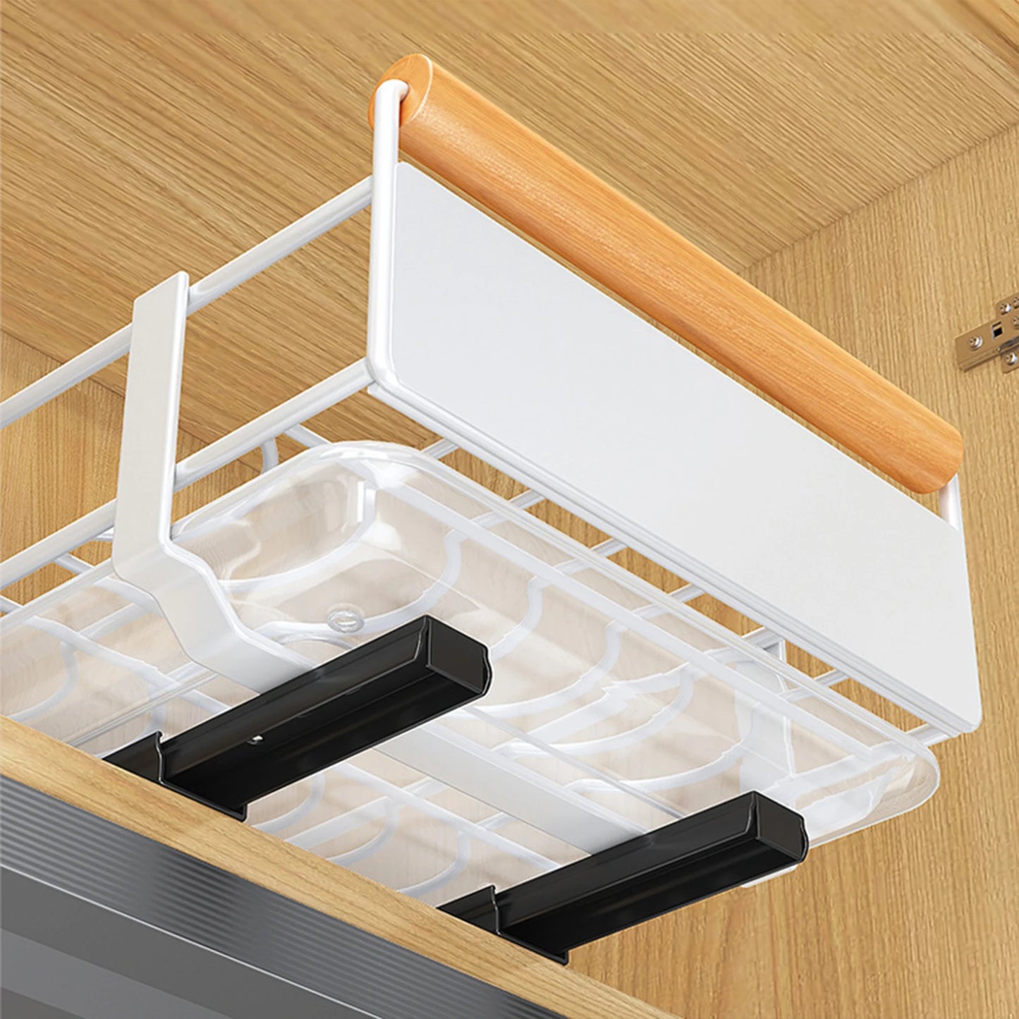 Pull out Cabinet Organizer Slide out Pantry Shelf Drawer Storage Sliding Mesh Cabinet Basket for Pantry Cabinet Kitchen Bathroom