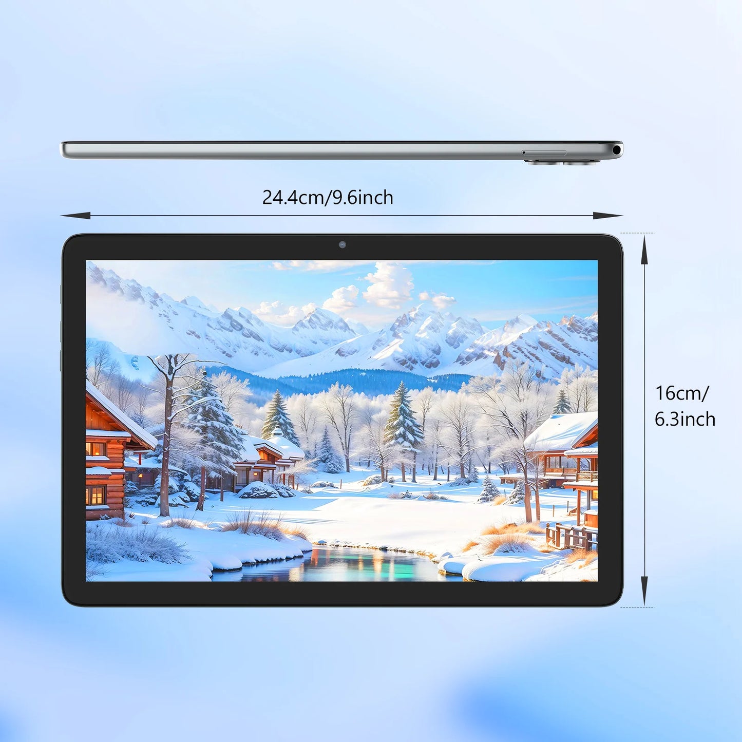 BAKEN Android Tablet Octa Core 8000mAh 128GB Storage