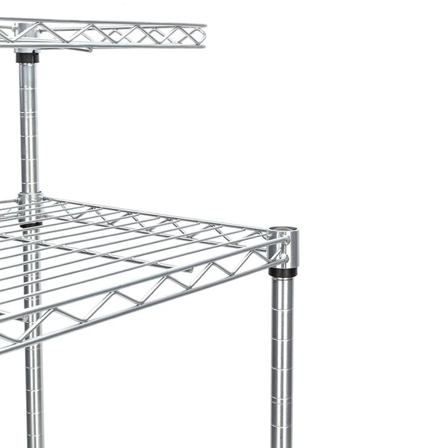 4 Tier Kitchen Bakers Rack Microwave Oven Stand Storage Cart Workstation Shelf RT