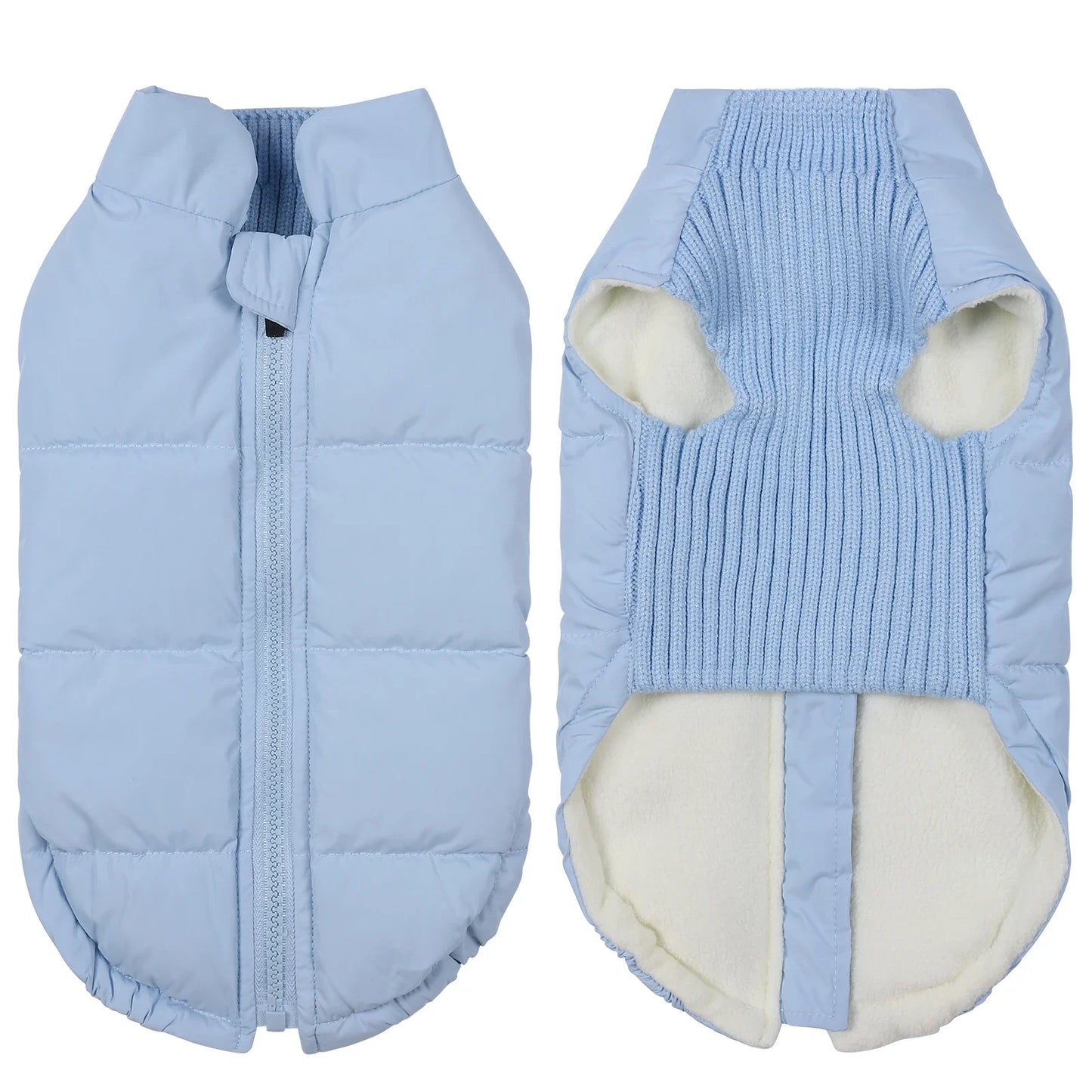 Dog Cold-weather Coat Winter Pet Dog Coat Pet Dog Jacket With Zipper For Small Large Dogs Cats Windproof
