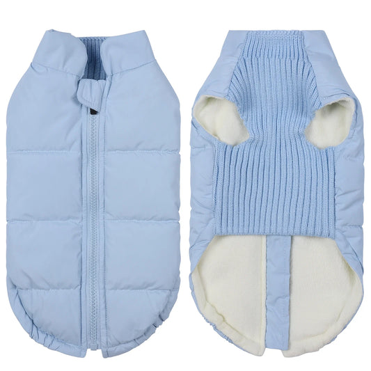 Dog Cold-weather Coat Winter Pet Dog Coat Pet Dog Jacket With Zipper For Small Large Dogs Cats Windproof