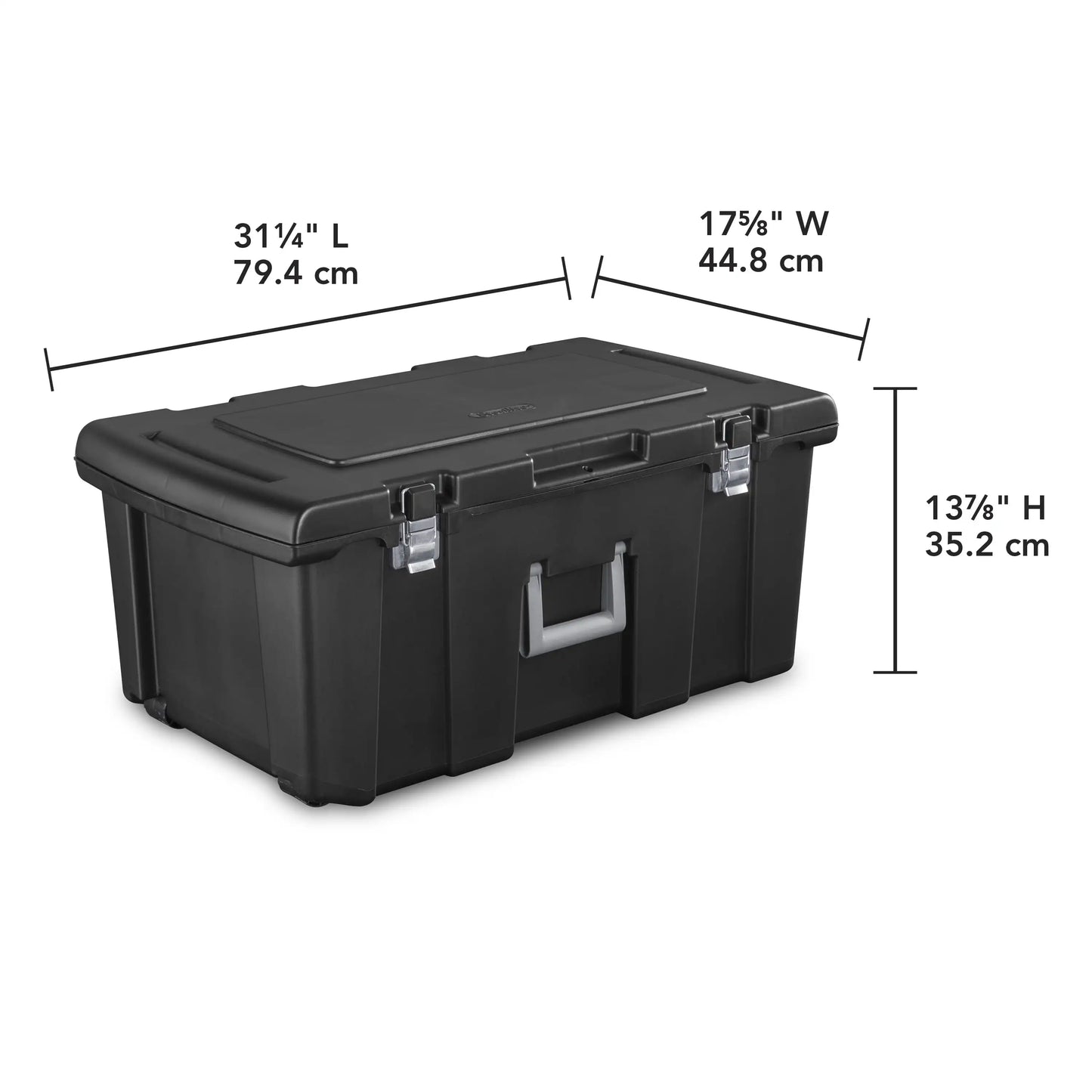 XMSJ Footlocker Plastic Storage Chest For Home Use Pro
