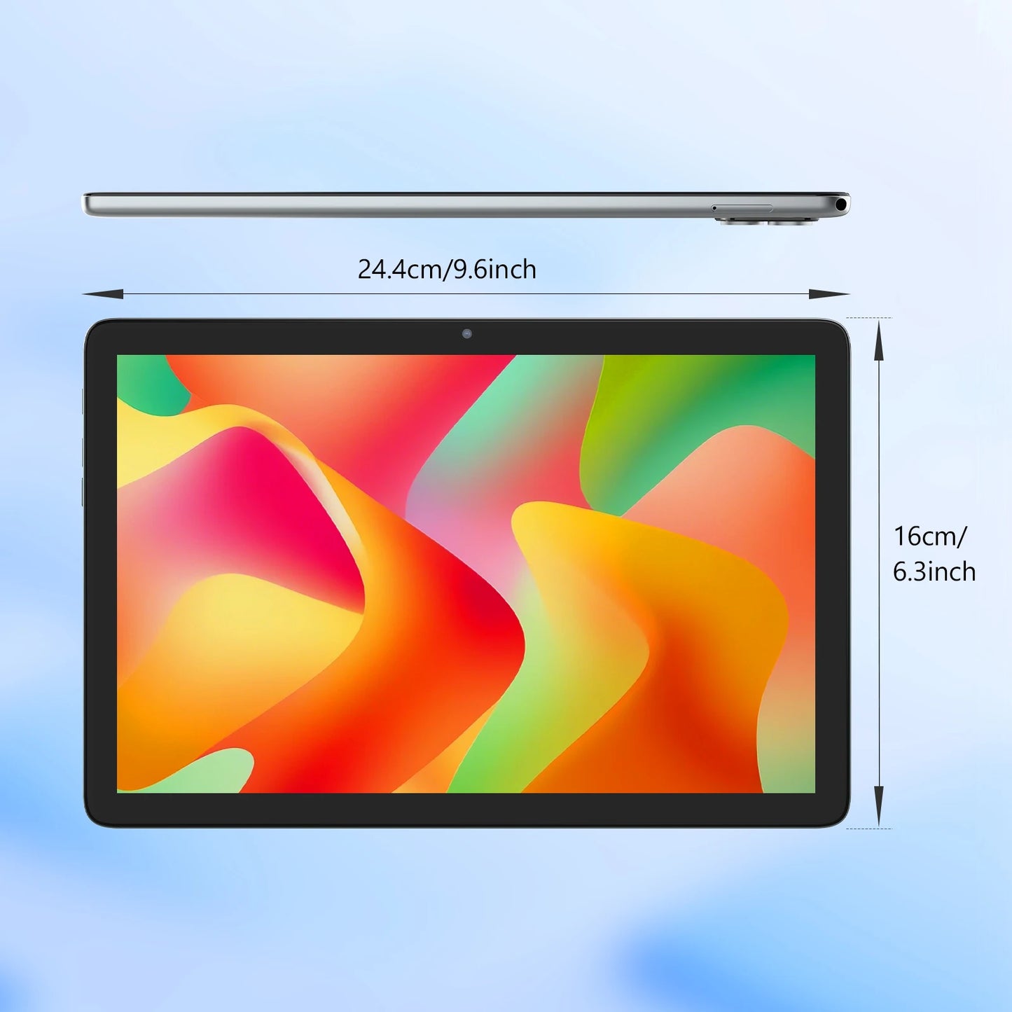 BAKEN Android Tablet Octa Core 8000mAh 128GB Storage