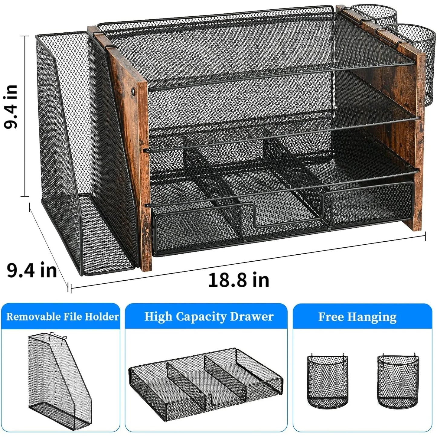 Desk Organizers and Accessories, Desk Accessories & Workspace Organizers for Office Supplies, File Organizer Desk