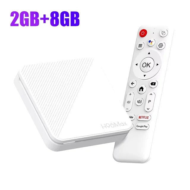 H96 H313 Smart TV Box Android 4K WiFi6 Google Voice